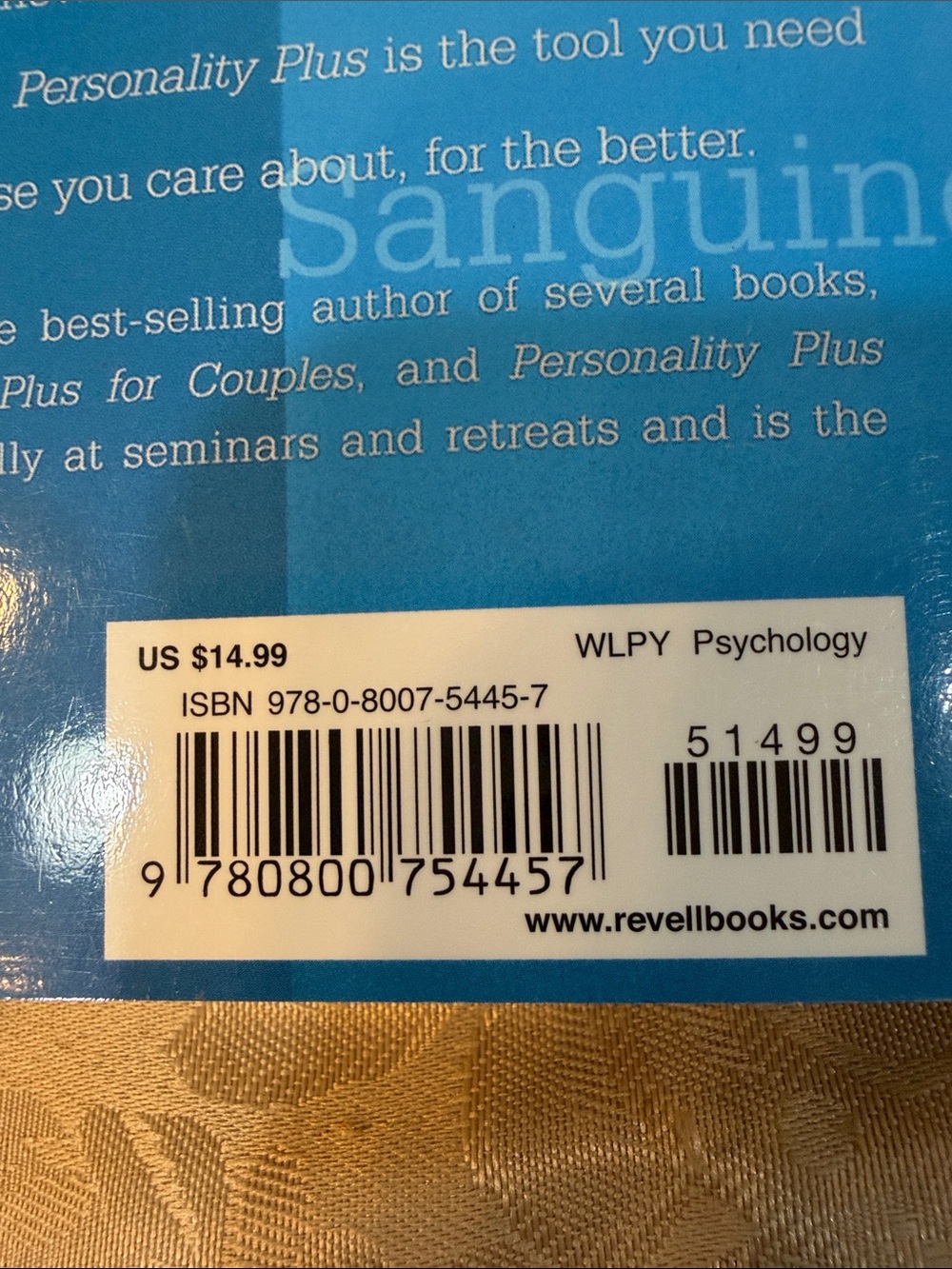 Personality Plus Paperback - Picture 2 of 3